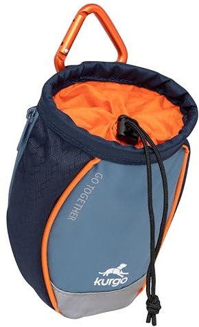 Kurgo Go Stuff It Sac à Friandises, Bleu Marine