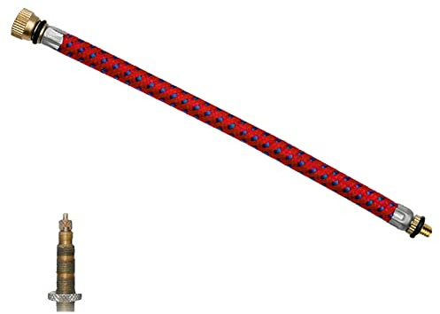 Laxzo ® Bicycle Pump Universal Inflator Air Pump Hose Adapter Tyre Valve Extension Hose Tube Pipe Cord With Schrader Valve For All Inflatable Football Air Hose Bicycle Tyre Sports Bike