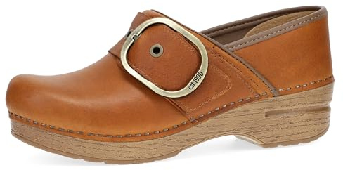 Dansko Pearson Clogs for WomenRocker Sole and Arch Support for Comfort Tan 6.5-7 M US