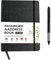Deepton Passwort Buch, Passwortbuch mit Register A-Z, Notizbuch mit Register A5, Organizer für Websites, Benutzernamen und Passwörtern, Platz für 480 Passwörter, mit Gelstifte, Schwarz