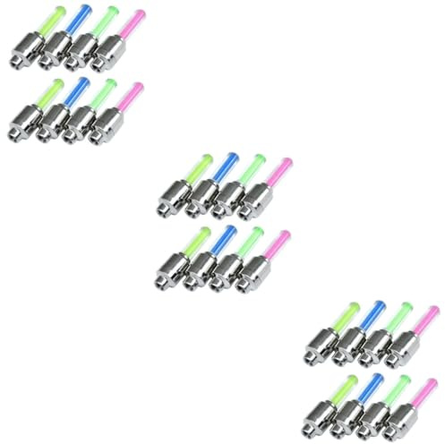 KOMBIUDA STK Reifen Zubehör Fluoreszierende Sticks Für Autoabdeckungen Batteriebetriebene Lichter Reifenlicht Rad Licht Fluoreszierende Stäbchen Ventil Licht Batteriebetriebene Lampe