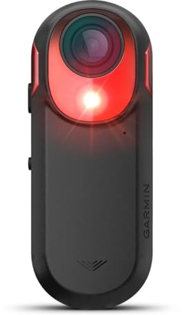 Garmin Varia RCT716, Radar mit integrierter Dashcam zum Aufzeichnen und Speichern von Veranstaltungen, Straßenverkehrszulassungsvorschriften (STVZO-Rücklicht mit 5 Lumen), inklusive 16 GB