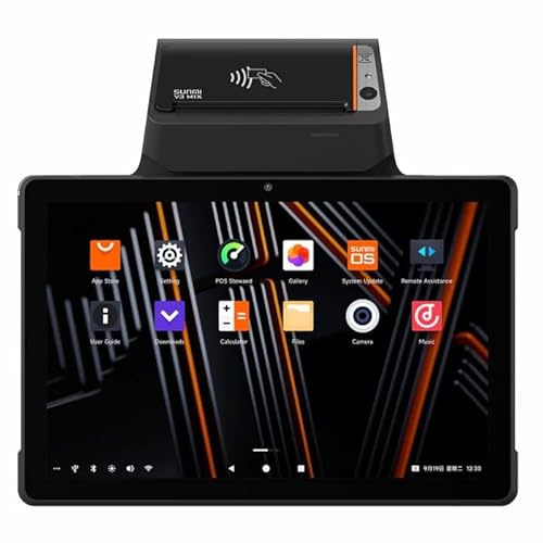 SUNMI V3 MIX - Caisse Enregistreuse Tactile - Système de Caisse Écran Tactile 10,1 HD - Android 13 - Imprimante Thermique Intégrée 80mm - Wi-Fi et 4G - Pour Restaurants et Commerces