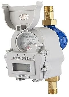 Medidor de flujo de agua, Contador de agua con tarjeta de inserción, Tarjeta IC con tarjeta magnética, Contador de agua fría prepago remoto, Contador de agua caliente, Contador de agua inteligente,pa