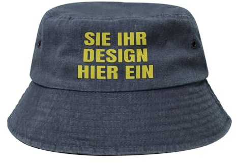 MOSGDBV Fischerhut personalisiert für Damen und Herren Sonnenhut – Selbst gestalten Bucket Hat Sie Ihr eigenes Design mit Text, Foto oder Logo Sonnenhut – Perfekt für Outdoor und Abenteuer