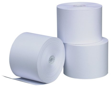 PM Company Perfection POS/Cash Register Rolls, 3 Inches x 165 Feet, White, 50/Carton (07788)