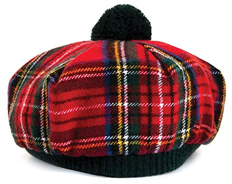 Lochcarron Of Scotland Tam O' Shanter Mütze - Royal Stewart - Rot - One Size