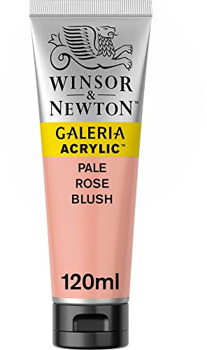 Winsor & Newton 2131257 Galeria Acrylfarbe, hohe Pigmentierung, lichtecht, buttrige Konsistenz, 120ml Tube,HellRosa Rouge