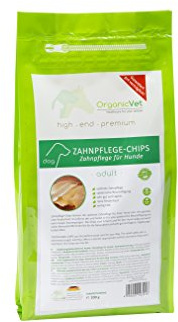 ORGANICVET Hund Kauartikel Zahnpflege-Chips, 1er Pack (1 x 500 g), M