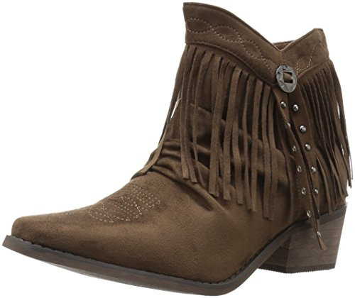 Roper Womens Fringy Boot, Brown, 8