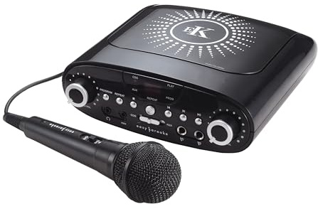 Easy Karaoke Machine à Karaoké Bluetooth - Noir