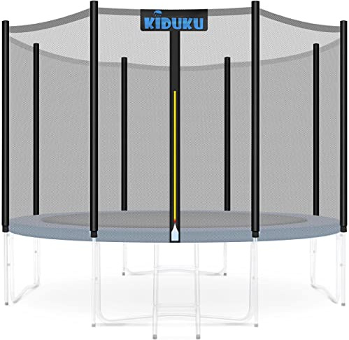 KIDUKU® Trampolin Sicherheitsnetz Ersatznetz Ø 244 305 366 427 cm | Trampolinnetz für Gartentrampolin | Trampolinersatznetz Trampolinschutz UV-beständig