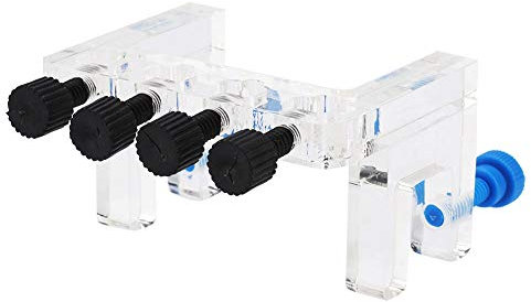 Acryl Aquarium Soft Tube Fixture Halter Aquarium Wasserpfeife Clip Wasser Tube Clamp für Holding Dosierpumpe weichen Schlauch