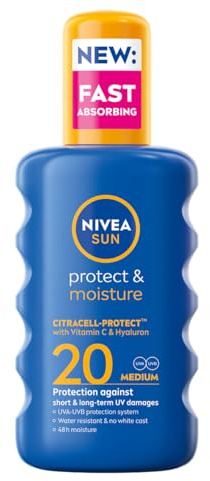 Lozione spray solare idratante SPF 20, 200 ml