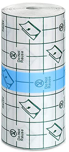 HUDDU Duschpflaster Wasserfest 15cm x 10m Tattoo Folie Transparent Bandag Pflaster Wasserfest Tattoomed Second Skin Tattoo Duschpflaster Rolle, Tattoo Pflaster zum Sport Duschen