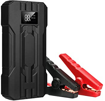 Favicon Starthilfe Powerbank 12V 1000A Spitzenstrom Starthilfegerät Power Pack Jump Starter Auto Motorrad