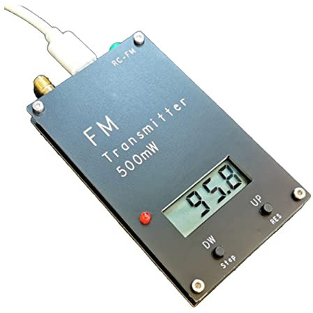 Lisher 2000M - Transmisor FM (0,5 W, emisor de FM digital, estéreo, para Campus Radio Radio Broadcast