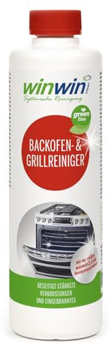 winwinCLEAN® GREEN Line Backofenreiniger & Grillreiniger Starker Intensivreiniger & Fettlöser für hartnäckige Ablagerungen I Backofen, Gasgrill, Ceranfeld – 0,5L I Original
