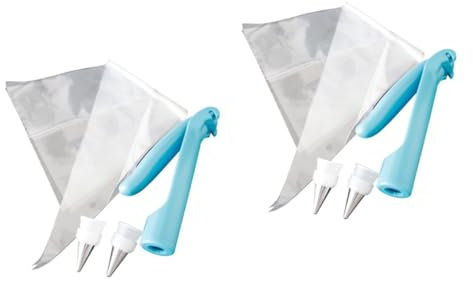 TOPBATHY 12pcs DIY Cake Decor Tool Kit Quality Icing Piping Tips Pen for Fondant Sugar Paste Decorating