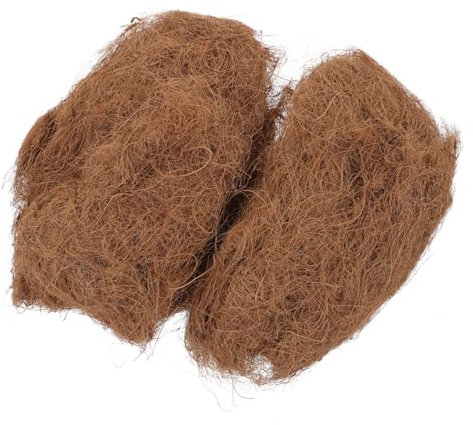 POPETPOP Fibra para Mantillo Transpirable para Macetas y Jardinería Interior y Exterior, Fibra Vegetal Natural De 500 G, Retiene Humedad, Protectora para Plantas Suculentas