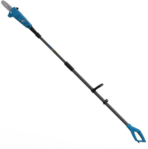 Güde Teleskop Astkettensäge GAK 7118.1 (710 W/230 V, Schnittlänge 19 cm, Gesamtlänge 3 m, Teleskopauszug, automatische Kettenschmierung, Schneidkette, Schwert, schwenkbarer Kopf, Tragegurt)