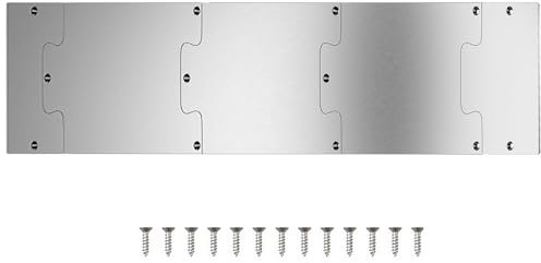 Trittplatte für die Unterseite der Tür – Metall-Türschutzplatte, Schutzplatte, Edelstahl für Badezimmer, Arbeitszimmer, Garage
