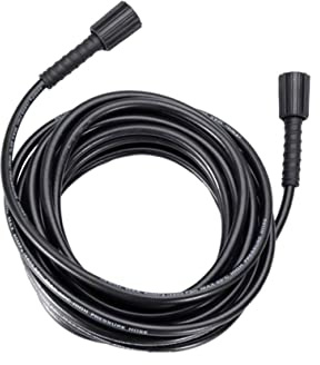 Toddmomy 10m Manguera De Alta Presión para Lavadora Presión Femenina Diseño Flexible para Limpieza De Coches Agua Fría Color Negro