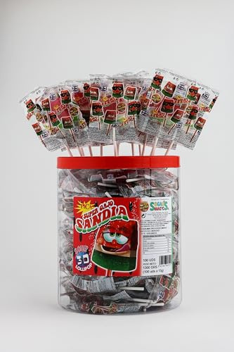 Piruletas Gajos Sandía.