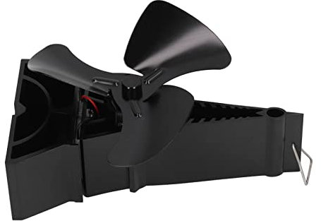 YWBL-WH Ventola Termoelettrica con Ventole in Legno a Efficienza con Basso Rumore per Lega di Alluminio per Camino per Carbone/pellet/forno a Legna