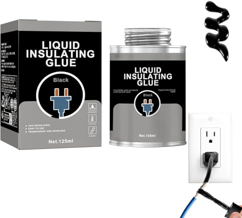 Cinta Eléctrica Líquida,125ml Gel Aislante Electrico,Cinta Aislante Liquida,Cinta Aislamiento de Líquidos,Pegamento Aislante Liquido,Liquid Electrical Tape,Aislamiento Cable Cinta Aislante Líquida