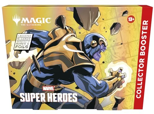 Caja de Sobres de coleccionista de Magic: The Gathering | Marvel Super Heroes (Versión en Inglés)