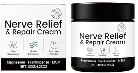Neuropati fotkräm - 120 g snabbverkande lugnande, lotion handlindrande nerver - vård män kvinnor fötter midja nackleder