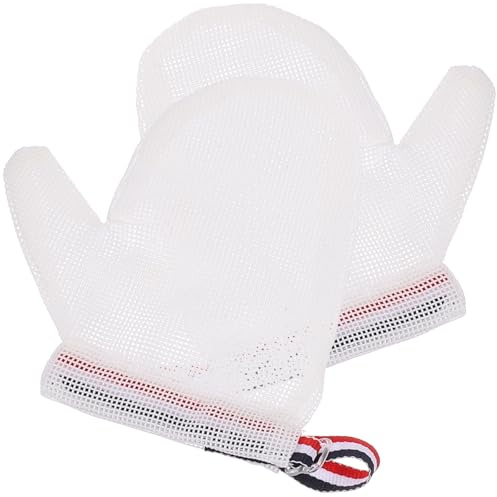 Angoily Guantes Antisucción para Bebés M, Protector de Pulgar de Nailon Cómodo, Color Aleatorio, Mitones para Dejar de Chuparse los Dedos, Ideales para Uso en Casa y