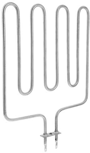 Uonlytech Saunaofen Heizelement aus Edelstahl, Schnell Aufheizend, Silber | Ersatzteil für Sauna, Gleichmäßige Wärmeverteilung, Tragbar, Geeignet für Miniöfen, Zubehör Sauna