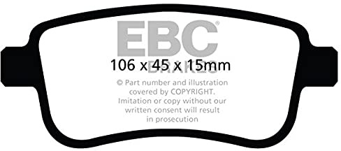EBC Brakes DP22025 Greenstuff Garniture de Frein