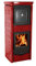 La Nordica - Stufa a legna nicoletta forno serie armony bordeaux 9,1kw