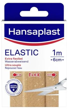 Hansaplast Elastic Pflaster, 1 m x 6 cm, 1 Stück