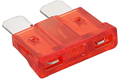 Heschen Standard Blade Fuse ATC-10 Auto Assorted Car Truck 10A Red Pack of 50