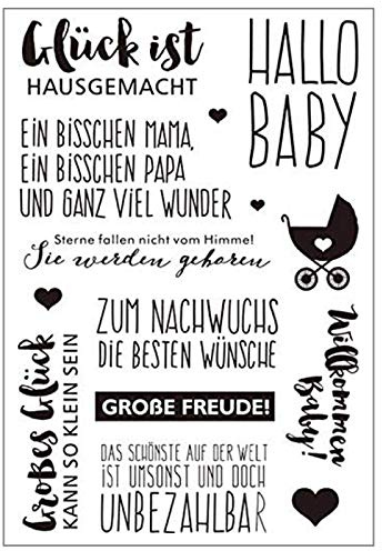 Xurgm Silikonstempel Set - Clear Stamps - DIY Dekoration