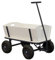 SUNNY Billy Chariot de Jardin, Bois - Anthracite - 94x61x97cm/100 Kilos Max | 4 Roues