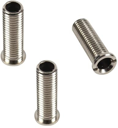 Sink Basket Screw for Strainer, Stainless Steel, M12 x 45mm, 3 PCS | Kitchen Sink Accessories, Hollow Threaded Bolts Connectors, for Wash Basin Strainer Plug