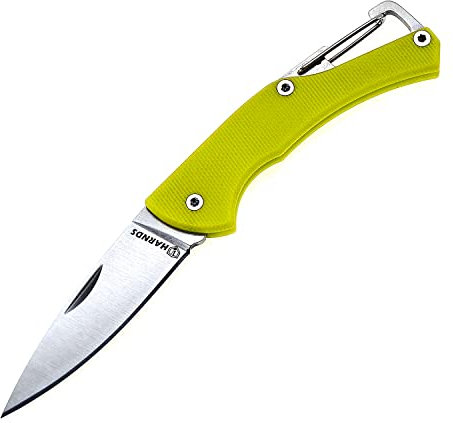 HARNDS Lark coltello piccolo, mini coltello pieghevole a chiave (Verde brillante)