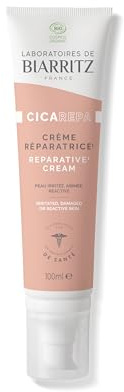 Laboratoires de Biarritz - Crème Réparatrice CICA REPA - Certifiée Bio - Peau Irritée ou Réactive - Visage et Corps - Nourrissons, Enfants & Adultes - 100 ml - Fabriquée en France