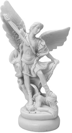 St. Michael Erzengel besiegt Luzifer Griechische Statue Skulptur 17 cm