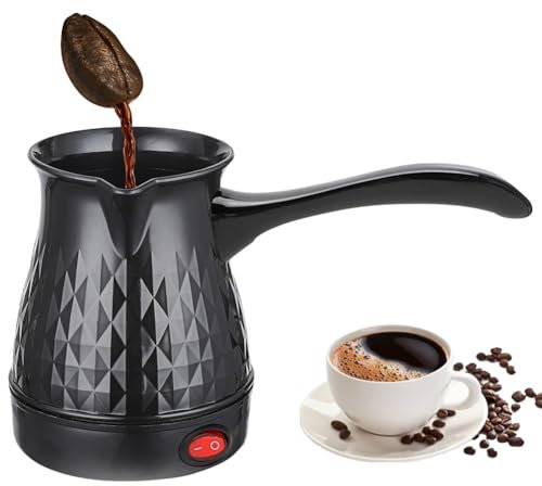 Umllpet Electric Turkish Coffee Maker, 500 ml Espresso Maker Induction, Cezve Coffee Pot, Mocha Pot, Milk Jug