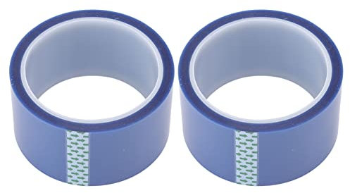 Cinta resistente al calor, 2 rollos de 50 Mm 108ft de doble cara para soldadura, cinta aislante PET para altas temperaturas con buena viscosidad, cinta conductora térmica para electrónica