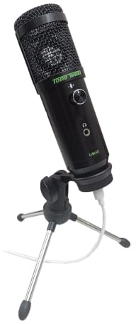 Tone weal UM48 USB Condenser Microphone - Professional Audio for Streaming, Podcasting, Meetings, Gaming, 48kHz, Cardioid, PC/MAC/iOS/Android Compatible