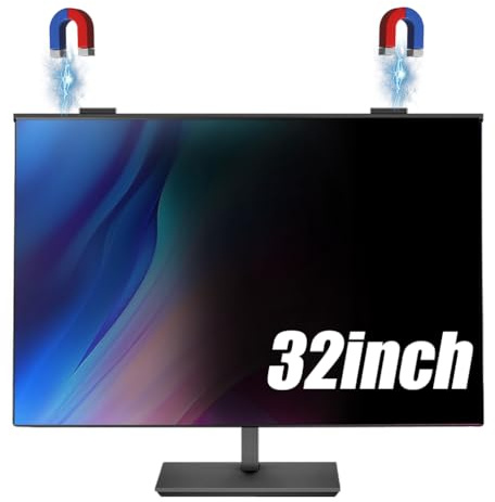 Magnetischer Computer-Sichtschutz 32 Zoll, Augenschutz Anti-Blaulicht-Blendschutz für 16:9 rahmenlosen Monitor,32inch(730mm*440mm)