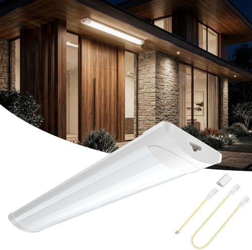 Viugreum LED Leuchtstoffröhre 90cm, Feuchtraumleuchte Röhre 30W LED Deckenleuchte Lampe, 4500K Neutralweiß Leuchtstofflampe, Werkstattlampe Wannenleuchte lampe für Keller, Werkstatt, Garage, Küche