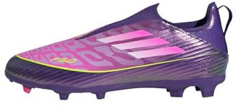 adidas Unisex Kids' Bota de fútbol F50 League Laceless césped Natural seco (niño)